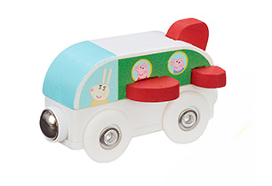 Peppa Pig Wooden Mini Vehicles